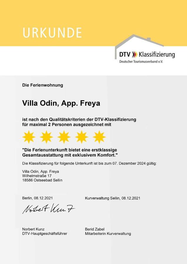 Villa Odin Freya Sellin  Екстериор снимка